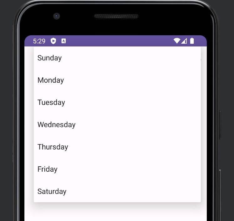 Android Development Spinners with Example